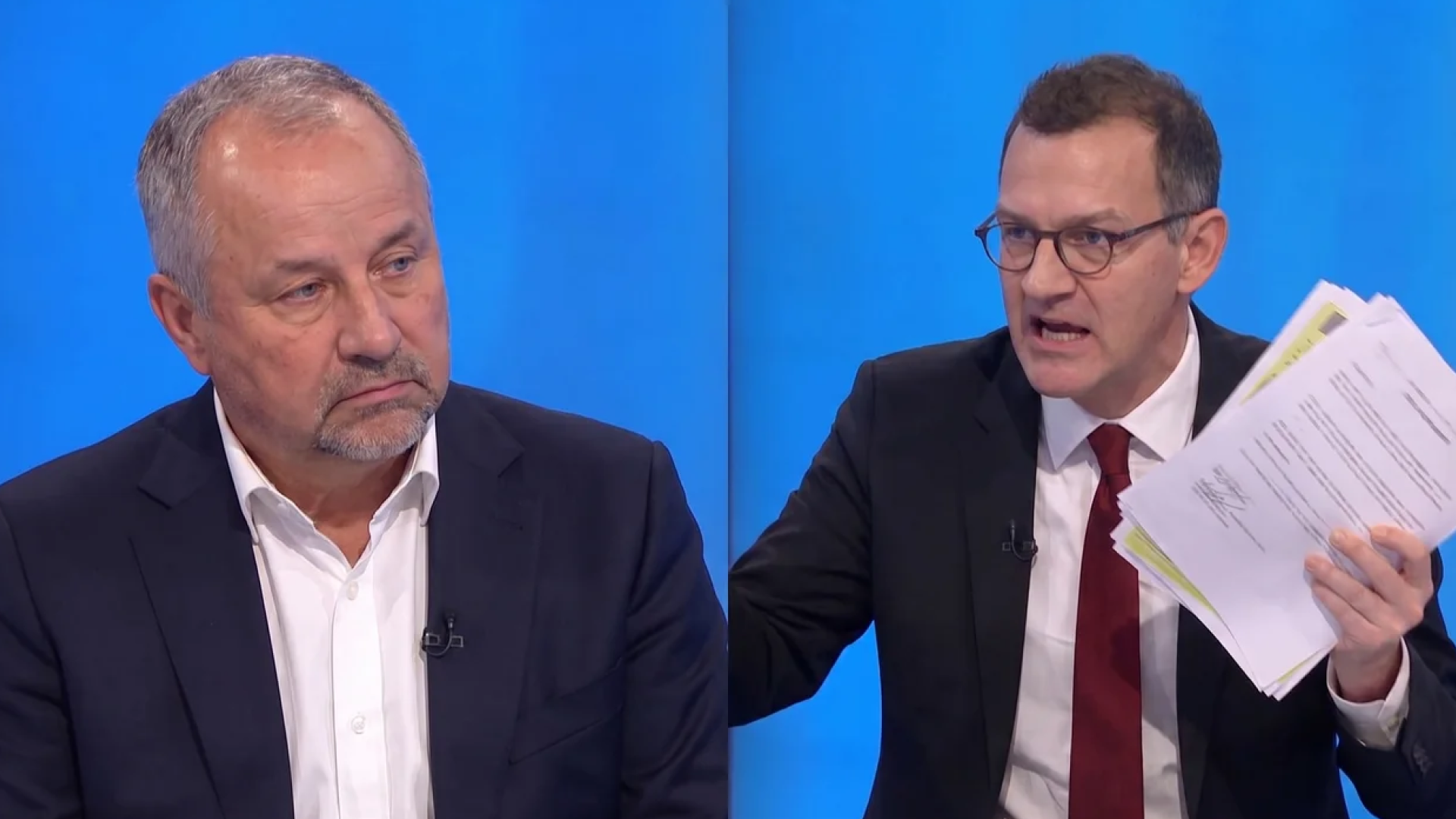 Napjatá atmosféra ve studiu Otázek Václava Moravce